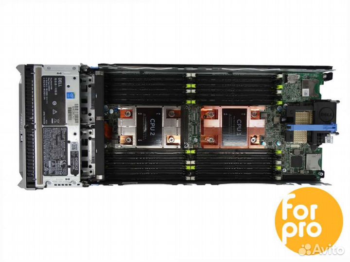 Лезвие dell M630 2xE5-2670v3 192GB, H330