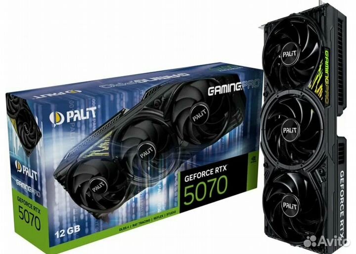 Новая Palit nVidia RTX5070 gamingpro 12гб