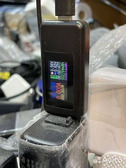 Вольтметр тест USB-C проверка бп и шнуров