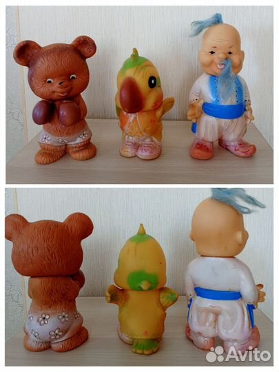 Резиновые и пластмассовые игрушки СССР