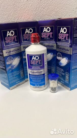 AO Sept пероксидный раствор для линз Alcon