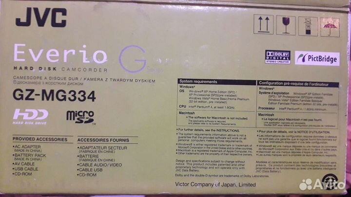 Видеокамера jvc