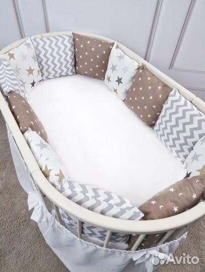 Бортики в детскую кроватку