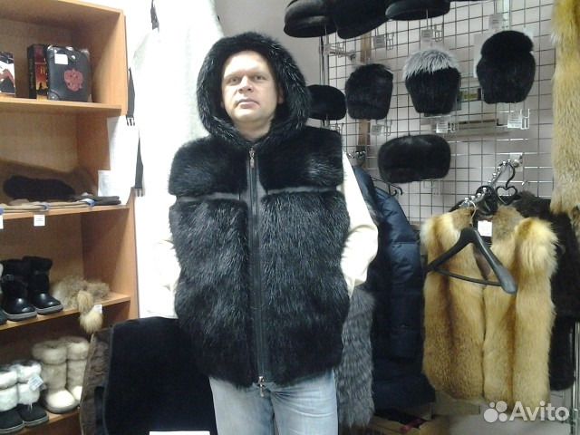 Жилет бобр,унисекс