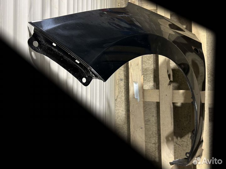 Крыло лев Солярис Hyundai Solaris 17-24 черный MZH