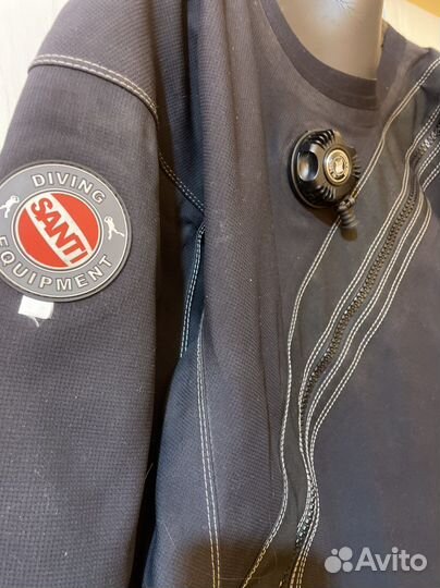 Сухой гидрокостюм для дайвинга santi E.lite