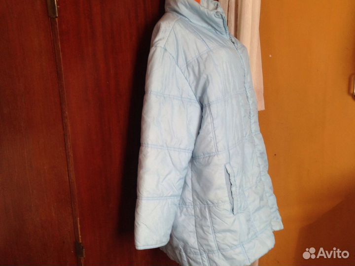Тёплая куртка большого размера