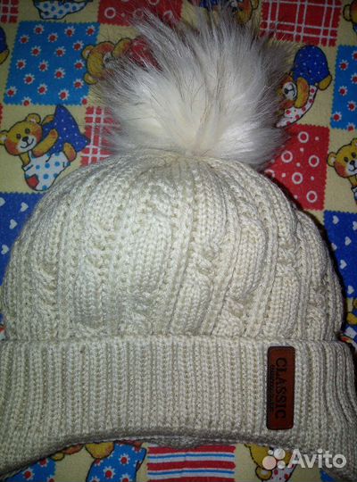 Зимняя шапка детская р. 42 для мальчика и девочки