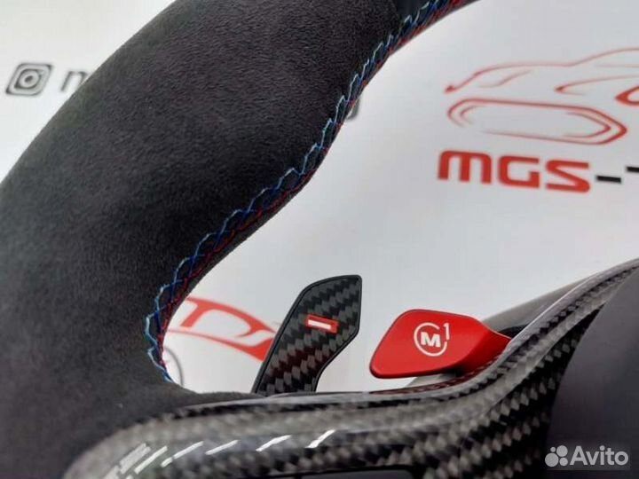 Руль X3M BMW X3 G01 F97 подогрев алькантара карбон