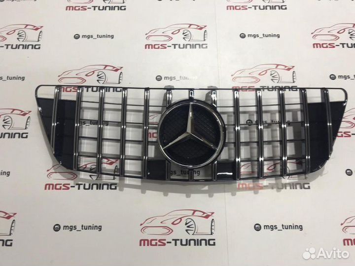 Решетка ML-Class Хром звезда w164 GT