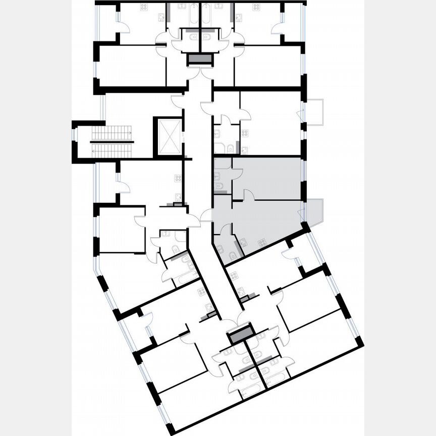 1-к. квартира, 41,3 м², 2/3 эт.