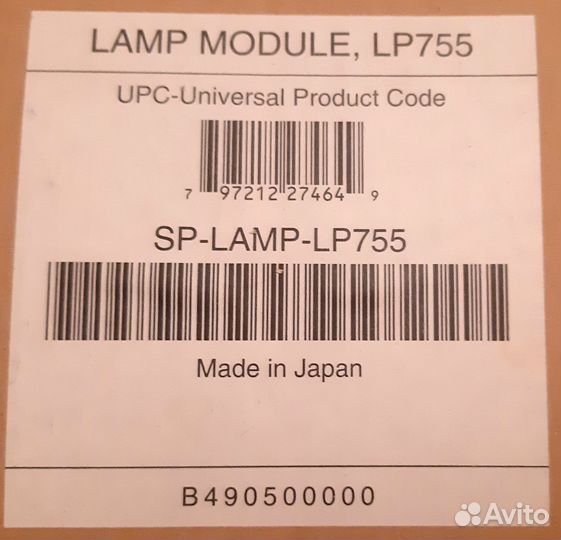 Лампы для проекторов SP-lamp-LP755 и ET-LA097W