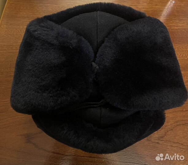 Шапка ушанка военная мвд