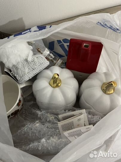 Пакет с украшениями для дома