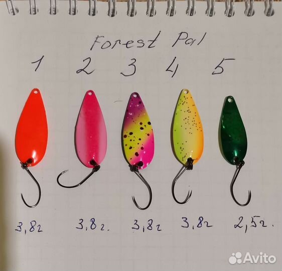 Форелевые блесна