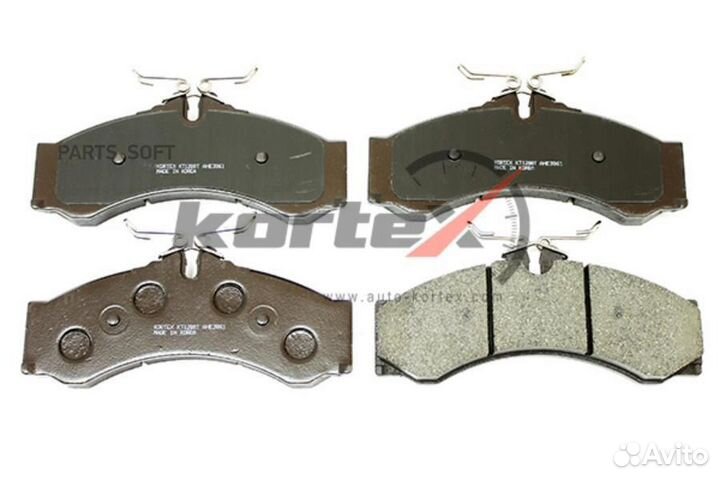Kortex KT1288T Колодки тормозные MB sprinter 13- п