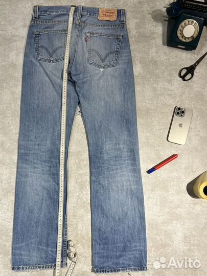 Джинсы levis 506 31 34 distressed