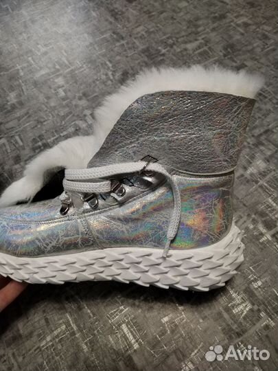 Ботинки зимние натуральная кожа