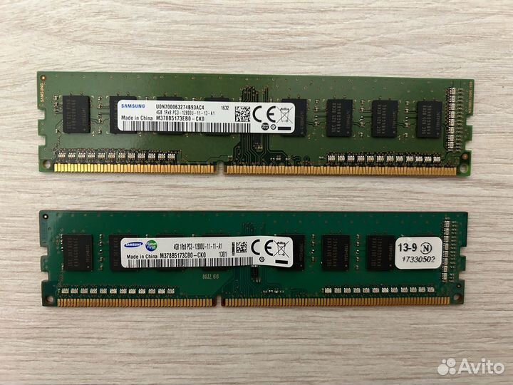 Оперативная память ddr3 4 gb samsung