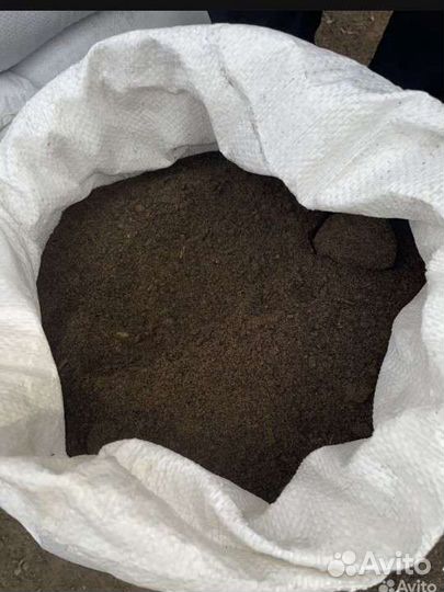 Чернозём конский навоз в мешках