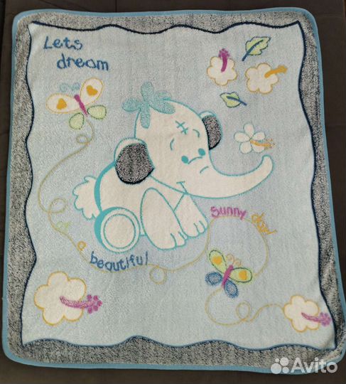 Плед детский вязаный ручная работа