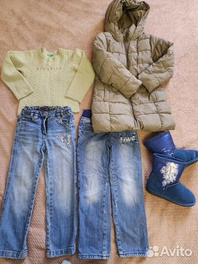 Пакет вещей для девочки 110 116