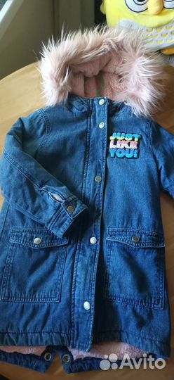 Джинсовая куртка с мехом Acoola