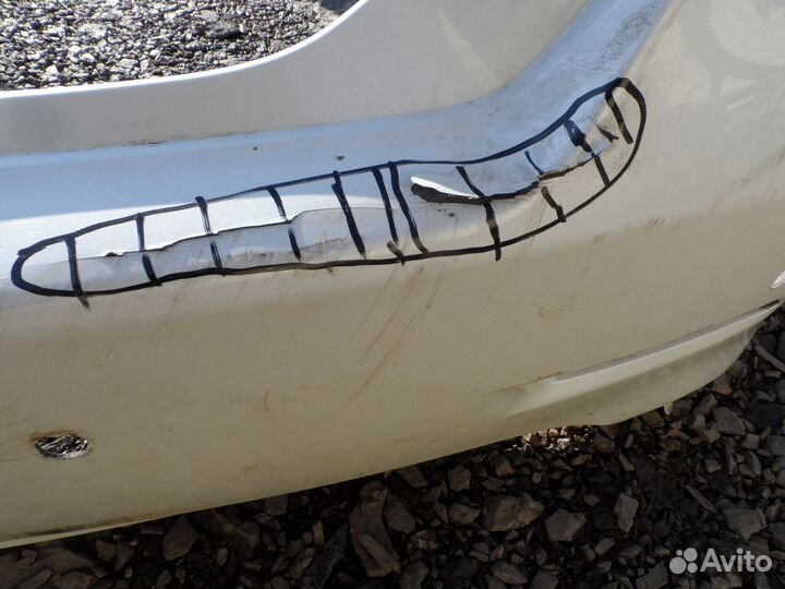 Бампер задний Toyota Camry V50 до 2015 года