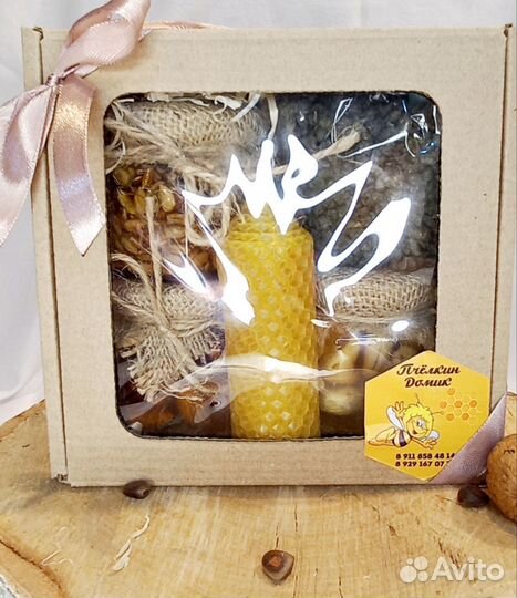 Подарочные наборы /орехи в меду /чай