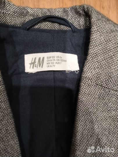 Пиджак hm 122 см