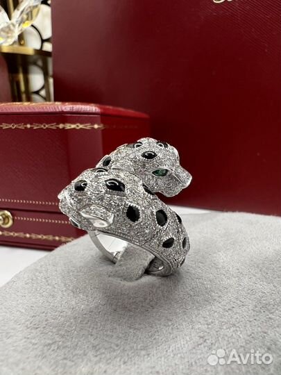 Золотое кольцо Panthère de Cartier с бриллиантами