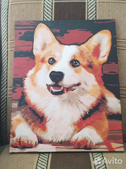 Картины по номерам раскрашенная