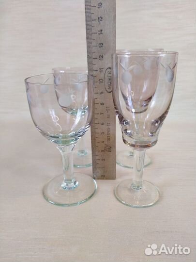 Рюмки цветное стекло СССР