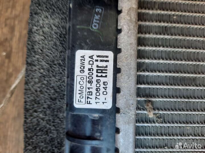 Радиатор охлаждения форд эко спорт 2014