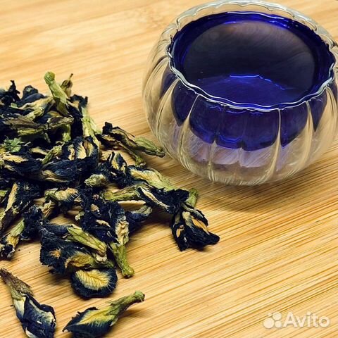 Анчан синий Тайский чай