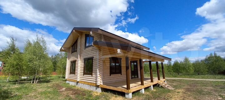 Коттедж 132 м² на участке 12 сот.