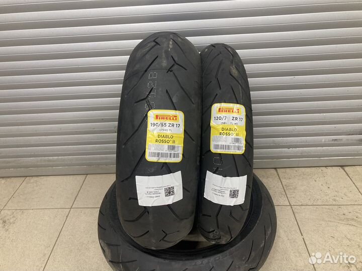 Мотошины Pirelli Diablo Rosso 2 190 55 + 120