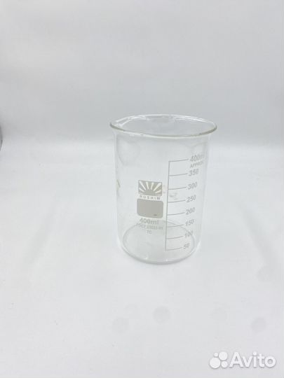 Мерный стакан стеклянный 400 мл стеклянная палочка