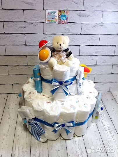 Тортик из памперсов