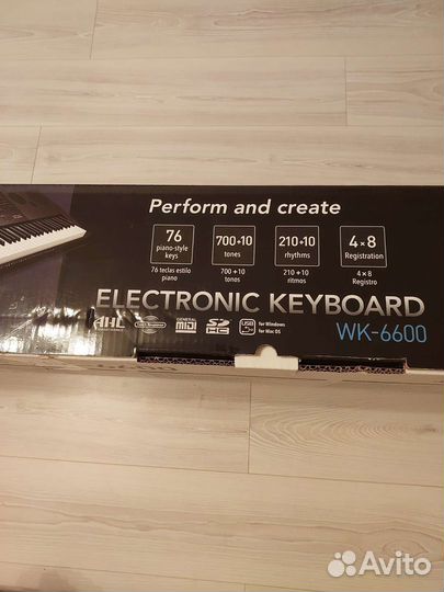 Синтезатор casio wk 6600