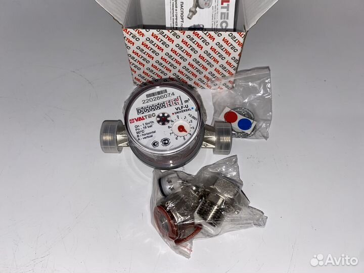 Счетчик воды valtec универсальный
