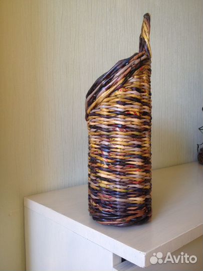 Плетеная подвесная корзина-дорбаскет