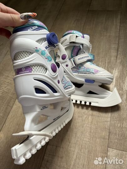 Коньки детские раздвижные 26-31