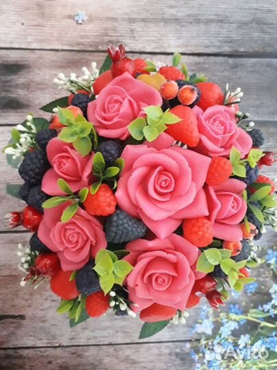 Букет цветов из мыла