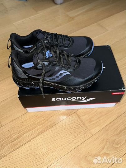 Saucony Peregrine Ice+ Black/Summit Black