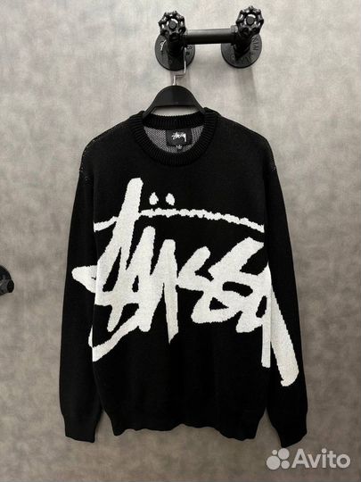 Стильный свитер Stussy оверсайз унисекс