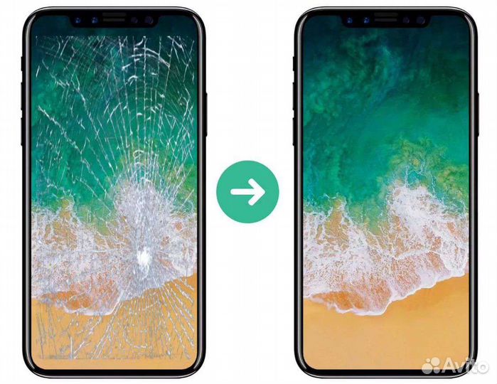 Замена стекла Apple/Samsung/xiaomi/honor и др