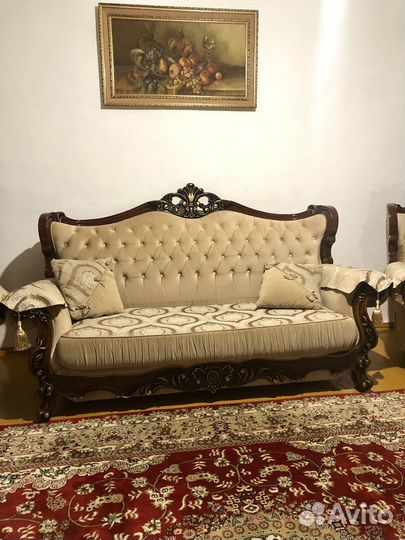 Диван холл с креслами