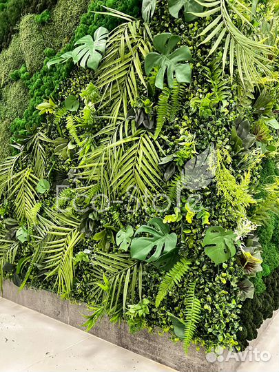 Озеленение помещений искусственными растениями