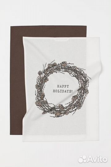 Новый комплект полотенец h&m ретро коллекция